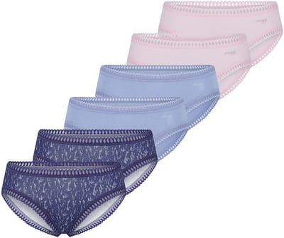 sloggi Dames slip / onderbroek 6 pack GO Crush
