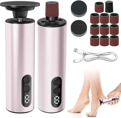 Elektrische Eeltverwijderaar - Pedicure Set - Voetverzorging Thuis - Volledig Waterdicht IPX7 - 54 Modi