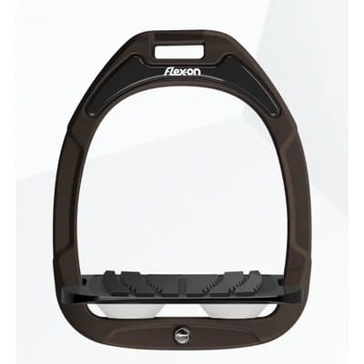 Ingelopen Steigriemen Grip Bruin/Zwart/Wit Flex-On Green Composite