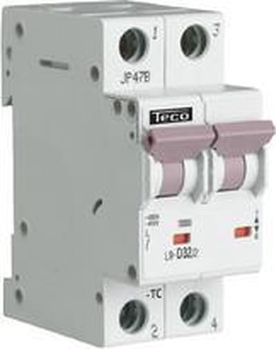 Teco automaat 2P 16A 4,5kA