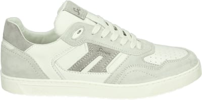 Sioux - TEDROSO-712 - Lage sneakersVrije tijdsschoenenHeren sneakers - Kleur: Wit/beige - Maat: 43