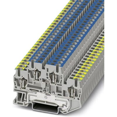 Phoenix Contact 3036327 Doorgangsserieklem 5.2 mm Spanveer Grijs 50 stuk(s)