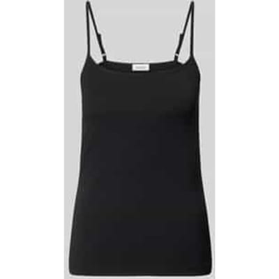 T-shirt van jersey met fijne bandjes slim fit dames s.Oliver