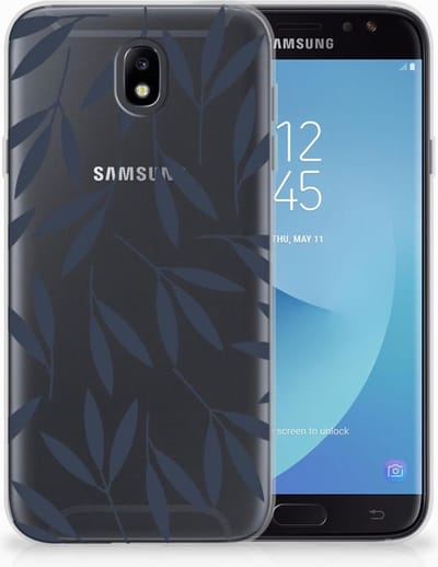 Samsung Galaxy J7 2017 | J7 Pro TPU Case Leaves Blue
