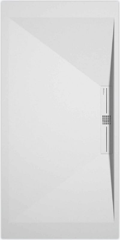 Sanifun douchebak Stone Side White Smooth 1600 x 900 P