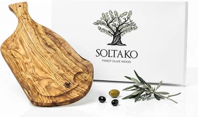 SOLTAKO serveerplank olijfhout ‘The Smokey’ 40-43 cm