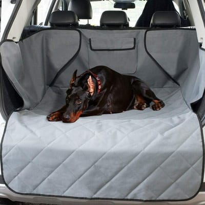 Huisdierhoes Auto - Beschermhoes Stoel - Reizen met Huisdier - Waterdicht Oxford Materiaal - 132 x 99 cm - Grijs