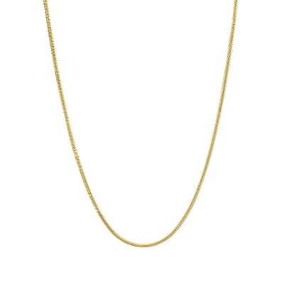 CO88 Collection - 8CN-26459 - slangen schakelketting vrouwen - 1,6 mm - 40 + 5 cm - goudkleurig