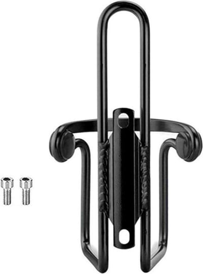 WiseGoods Premium Bidonhouder Fiets - Drinkfles Houder Racefiets / Mountainbike - Flessenhouder - MTB - Aluminium - Zwart