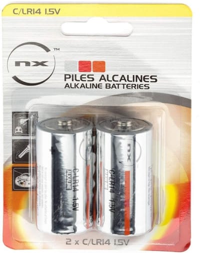 Batterijen C LR14 - Wegwerpbatterijen - Apparaten Voeden - Direct Klaar Voor Gebruik - 1.5V 9.3Ah