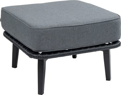 Hocker Isabel | Black/Black | Rope