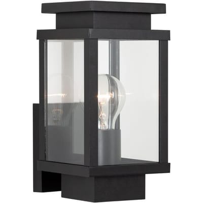 KS Verlichting - wandlamp - Boston - tuinverlichting - zwart - E27 - modern - vierkant