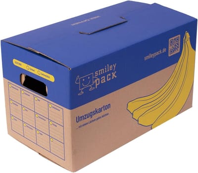 Verhuisdozen Set - Bananenkisten Archiefdozen - Veilig Verhuizen Opslag - Versterkte Handgrepen Bodem - 60x34x33cm - Bruin