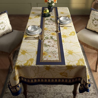 Tafel Runner - Dubbelzijdig Leer - Eettafel Decoratie - Water- en Vlekbestendig - 33x90 cm - Wit