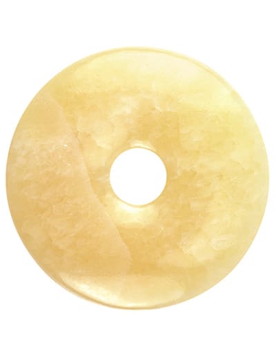 Calciet geel donut 30 mm