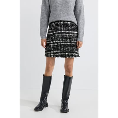 Josephine & Co Arthur Skirt Print Black Size: 38 | Mini Skirts Outlet | Dames | Zwart