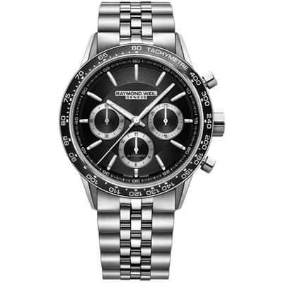 Raymond Weil Freelancer Heren Horloge Zilverkleurig 7741-ST1-20021