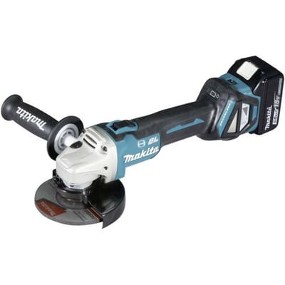 Makita DGA513RTJ DGA513RTJ Haakse accuslijper 125 mm Incl. lader, Incl. 2 accus, Incl. koffer 18 V 5 Ah