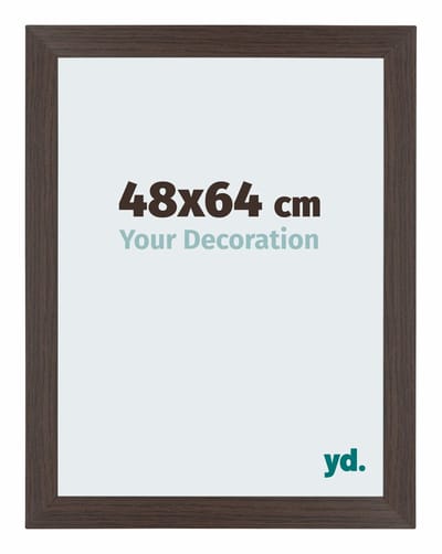 Your Decoration - Puzzellijst 48x64 cm - Eiken Donker - Puzzellijst 500-1000 stukjes - MDF Fotolijst - Mura