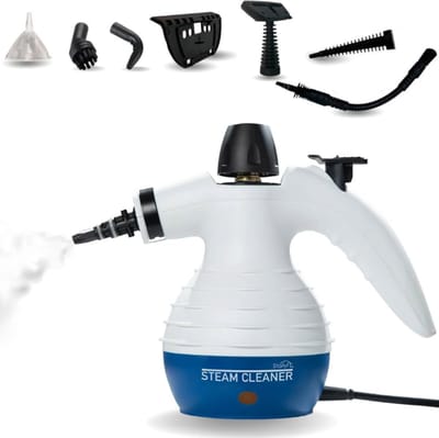 Starlyf® Stoomreiniger, Draagbare Stoomreiniger, Steam Duck, 0,35L, 1050W, 2,8bar, Wit