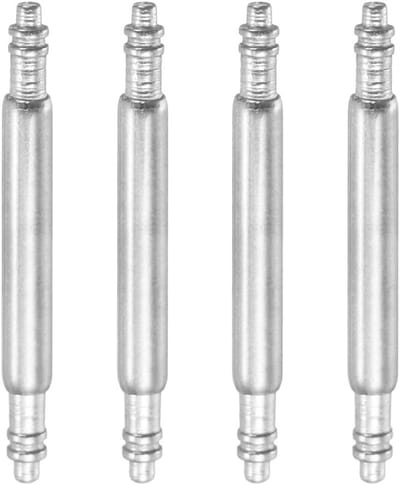 4 stuks 12 mm veerpennen voor horloges, roestvrij staal, reservepennen voor horlogebandjes, armbandverbinding, horlogeaccessoires, duurzame kwaliteit