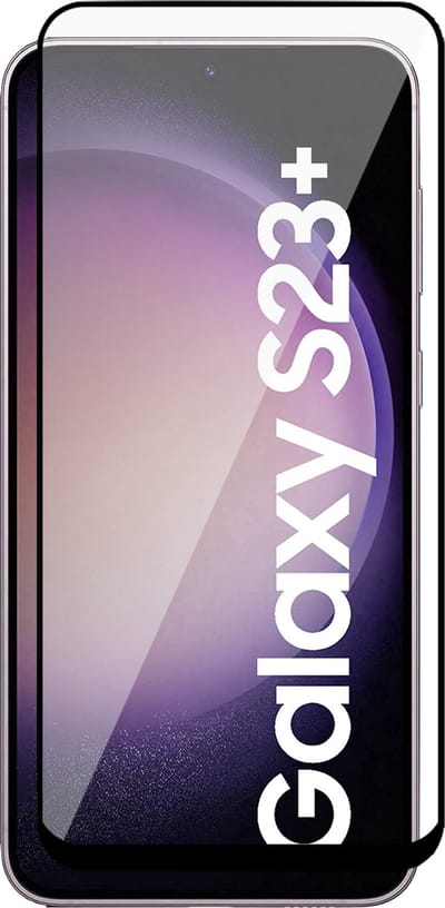 Screenprotector geschikt voor Samsung Galaxy S23 Plus - Gehard Glas Screen Protector FullGuard