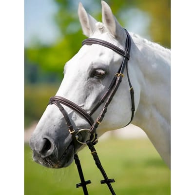 Hoofdsteun, browband-licol, wit Tattini