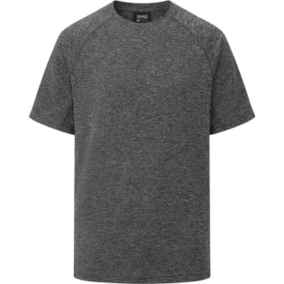 Lonsdale Heren-T-Shirt (Zwart gemêleerd)