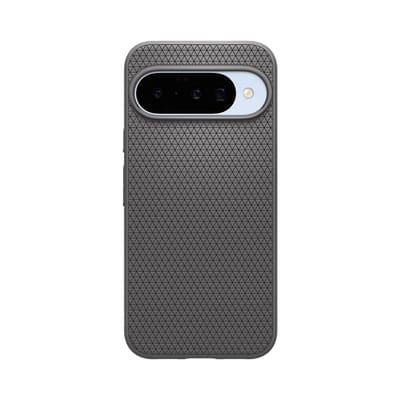 Spigen Liquid Air MagFit Hoesje Geschikt voor Google Pixel 10 / 10 Pro - Compatibel met MagSafe - Back Cover Flexibel TPU Grijs