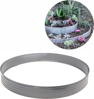 Boomring van aluminium - Hoogte 140 mm - Diameter 1 m
