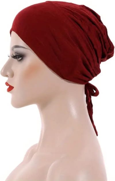 Bovista Hoofddoek - Hijab - Dames - Abaya - Sjaal - Islamitische Kleding - Moslim Kleding - Alhamdulillah - Bordeauxrood