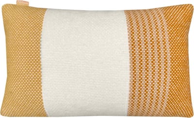 Festivity wool cushion yellow rectangle