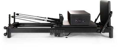 Mewave© Pilates Reformer PREMIUM – Inklapbaar & Verstelbaar – Voor Thuis & Studio – App met pilates workouts – Zwart