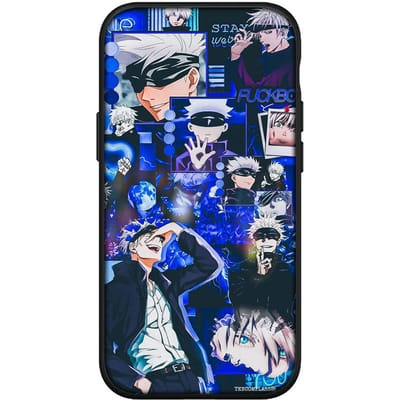 voor iPhone 16 15 14 Xiaomi Redmi Note 13 12 11 Pro Max X 10 8 9 XR Samsung Galaxy S24 S23 9C OPPO Huawei Jujutsu Gojo Satoru Kaisen Cartoon Telefoonhoesje for Xiaomi Poco F6 bolus