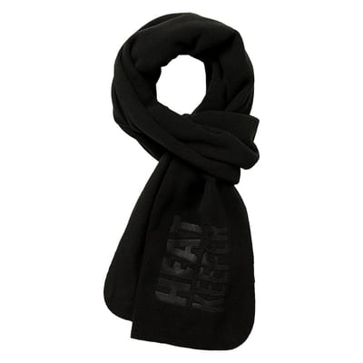 Heatkeeper - Thermo sjaal heren - Fleece - Zwart - One Size - 1-Stuk - Sjaal heren