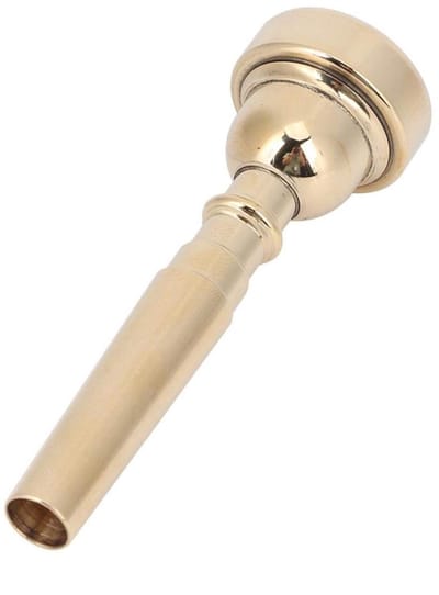 Dailygoods- Mondstuk Trompet - Gemaakt van duurzaam messing - Gebitsprotecties - Accessoires voor muziekinstrumenten - Elegante stijl - Geschikt voor beginners/professionals - Trompetmondstuk