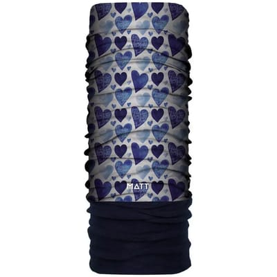 Tour de cou in microfibre polartec MATT Hearts