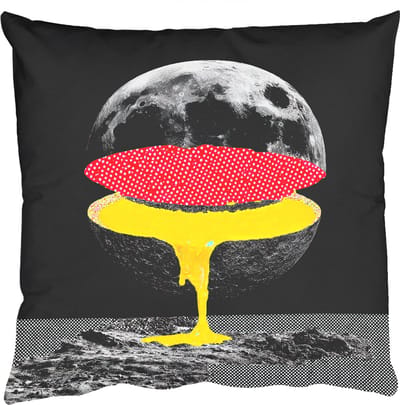 Sierkussens - Kussentjes Woonkamer - 50x50 cm - Maan - Geel - Roze - Zwart
