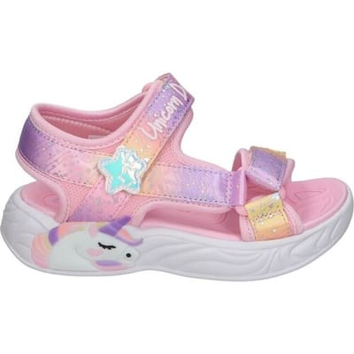 "Skechers Unicorn Dreams Sandal - Majes Meisjes Sandalen - Roze;Multicolour - Maat 29"