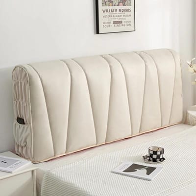 Luxe Technische Stof Hoofdbordhoes All-inclusive Verdikken Quilt Bedhoofdbeschermer Nachtkastje Stofbeschermhoes W190xH70cm