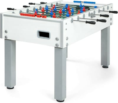 Garlando Voetbaltafel - Wit - Kickertafel - Voetbaltafel
