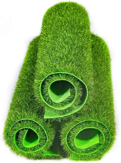 Kunstgras Matten - Decoratie Gras - Miniatuur Decoratie - Onderhoudsvriendelijk - 15 x 15 cm - Groen