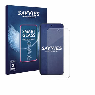 3 Stuks Savvies Screenprotector - geschikt voor realme C85 - beschermfolie glas transparant