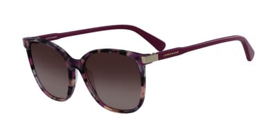 Longchamp LO612S N Havana purple 54/16/140 WOMAN Zonnebrillen