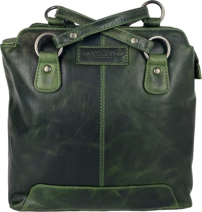 Anti Diefstal Rugzak Dames - Rugtas Schoudertas Crossbody Tas - Groen
