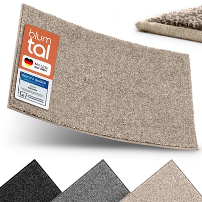 Blumtal Deurmat Thora - Schoonloopmat Microvezel - Antislip 50x80 cm - Beige