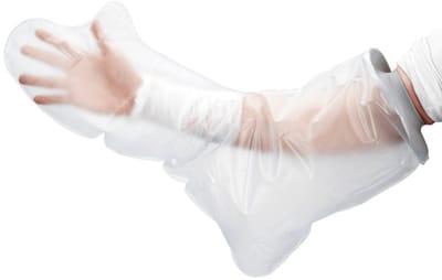 MultiMotion - Gipshoes Arm Heel met siliconenring - Herbruikbaar - Douchehoes waterdicht | Houd het gips droog | Verbandhoes