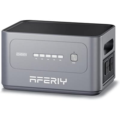 AFERIY P280-B – Extension de batterie, 2048 Wh, Compatible avec le P280, Prend en charge jusqu'à 4 batteries supplémentaires par P280 (Pas pour une utilisation autonome)