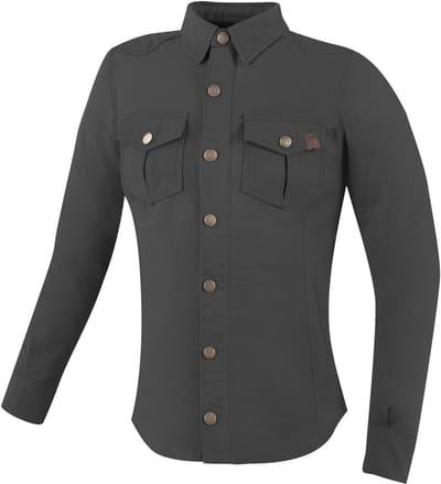 Bogotto Furrow Dames Donkergrijs Motorshirt - Jas