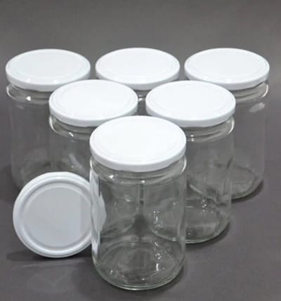 Glazen conservepot 0,66 liter (660cc) voor jam, mosterd en honing